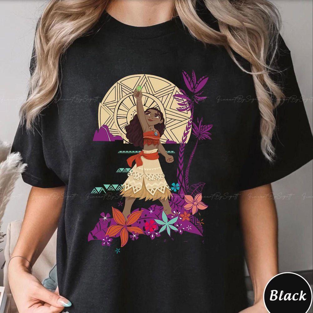 Princess Moana Heart Of Te Fiti Disney Vuitino Shirt